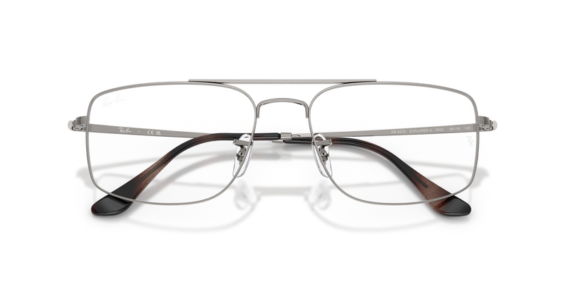 Ray-Ban RX6579 in Gunmetal / Clear (2502) - Alternate View