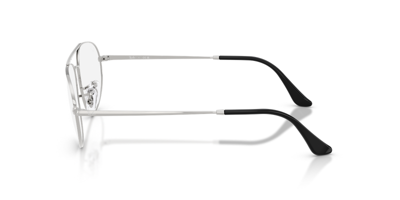 Ray-Ban RX6645 in Silver / Clear (2501) - Back View