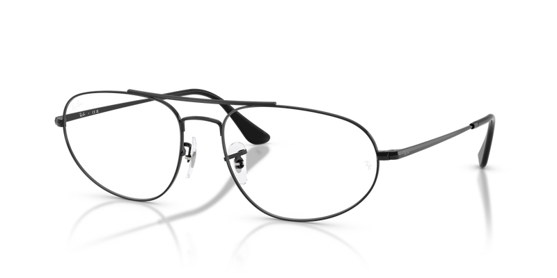 Ray-Ban RX6645 in Black / Clear (2509) - Alternate View