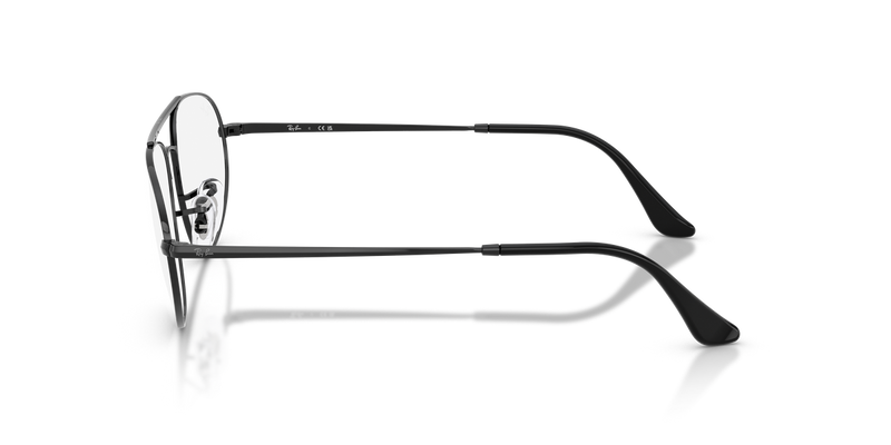 Ray-Ban RX6645 in Black / Clear (2509) - Alternate View