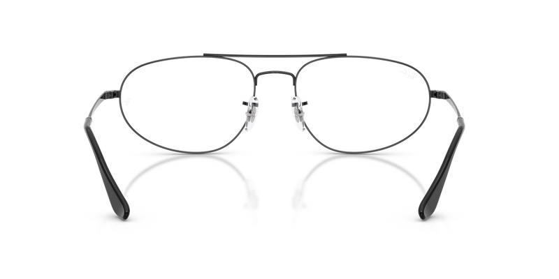 Ray-Ban RX6645 in Black / Clear (2509) - Alternate View