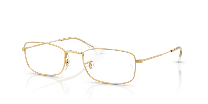 Ray-Ban RX6647 in Arista Gold / Clear (2500) - Front View