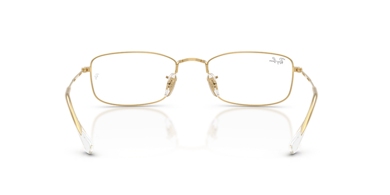 Ray-Ban RX6647 in Arista Gold / Clear (2500) - Temple Detail