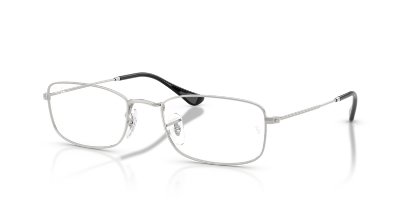 Ray-Ban RX6647 in Silver / Clear (2501) - Alternate View
