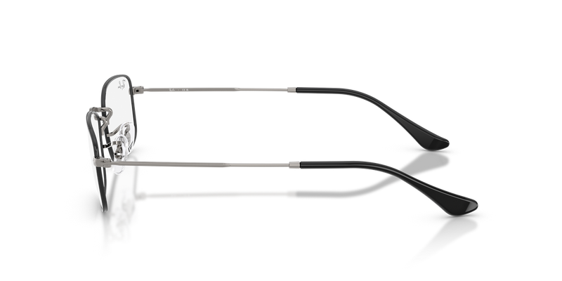 Ray-Ban RX6647 in Black On Gunmetal / Clear (3179) - Alternate View