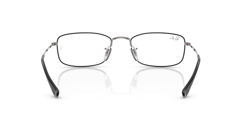 Ray-Ban RX6647 in Black On Gunmetal / Clear (3179) - Alternate View