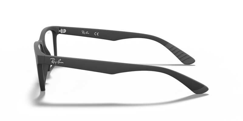 Ray-Ban RX7025 in Black / Clear (2077) - Alternate View