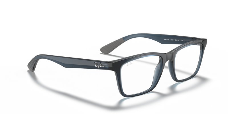 Ray-Ban RX7025 in Blue / Clear (5719) - Alternate View