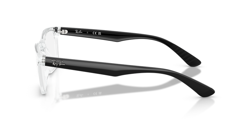 Ray-Ban RX7025 in Transparent / Clear (5943) - Back View