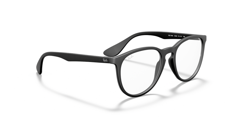 Ray-Ban ERIKA in Rubber Black / Clear (5364) - Alternate View