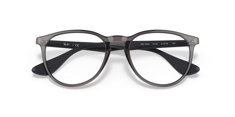 Ray-Ban ERIKA in Transparent Grey / Clear (8140) - Alternate View