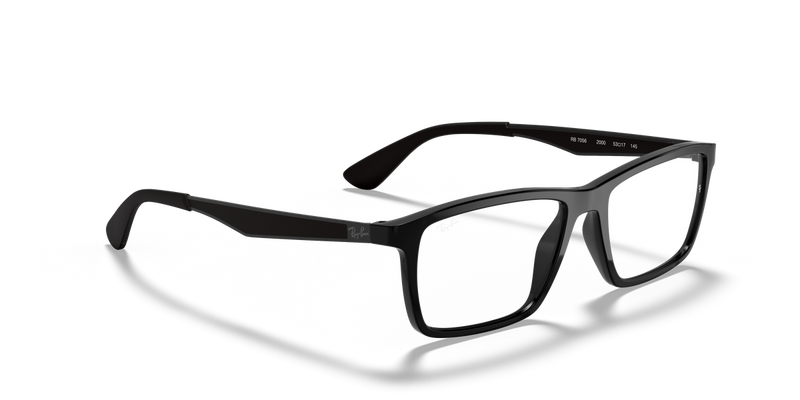 Ray-Ban RX7056 in Black / Clear (2000) - Alternate View