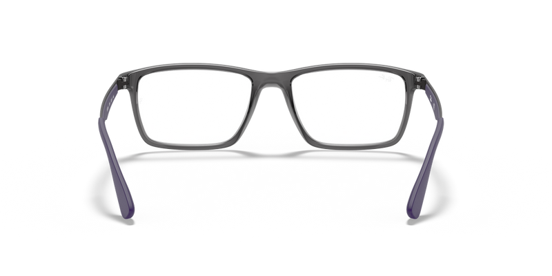 Ray-Ban RX7056 in Transparent Grey / Clear (5814) - Temple Detail
