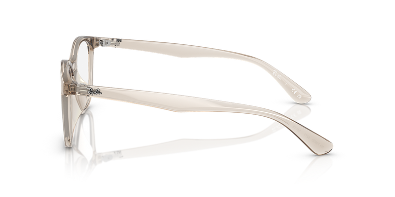 Ray-Ban RX7093D in Transparent Light Brown / Clear (8271) - Alternate View