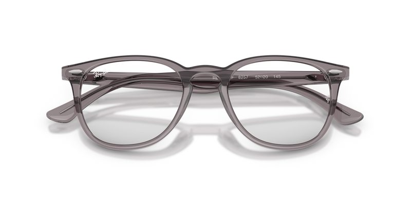 Ray-Ban RX7159F in Transparent Grey - Side View