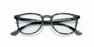 Striped Blue Grey / Clear (5750)