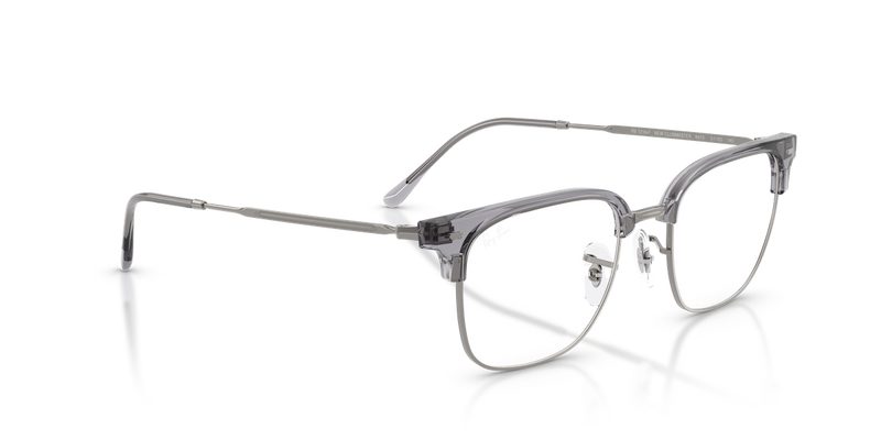 Ray-Ban NEW CLUBMASTER in Grey On Gunmetal / Clear (8470) - Alternate View