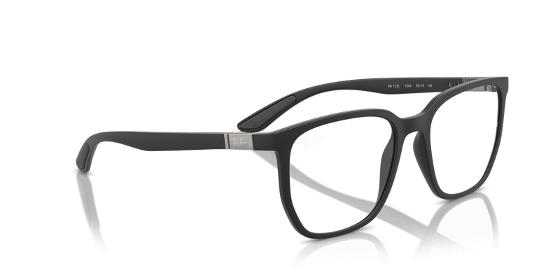 Ray-Ban RX7235 in Sand Black / Clear (5204) - Alternate View