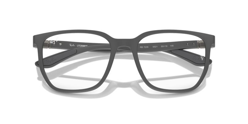 Ray-Ban RX7235 in Sand Grey / Clear (5521) - Alternate View