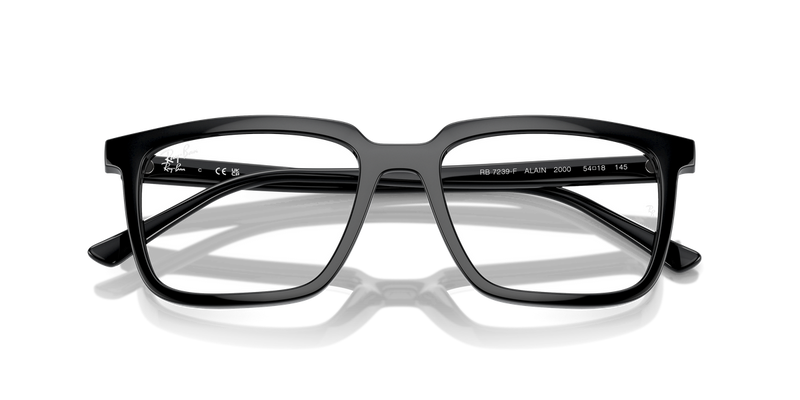 Ray-Ban ALAIN in Black / Clear (2000) - Alternate View