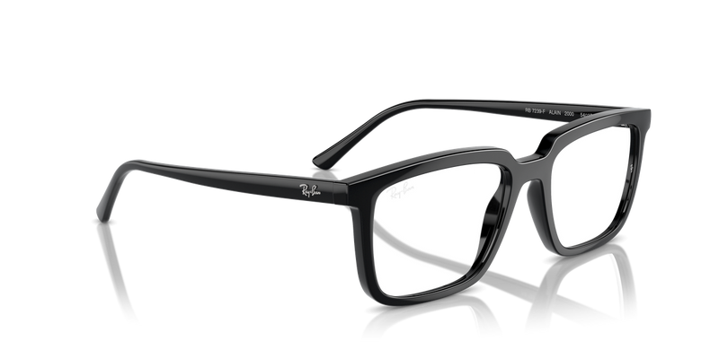 Ray-Ban ALAIN in Black / Clear (2000) - Alternate View