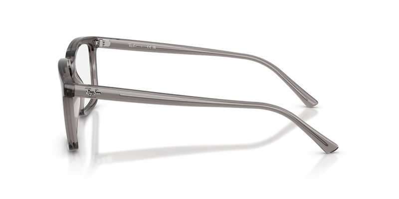 Ray-Ban ALAIN in Transparent Grey / Clear (8506) - Back View
