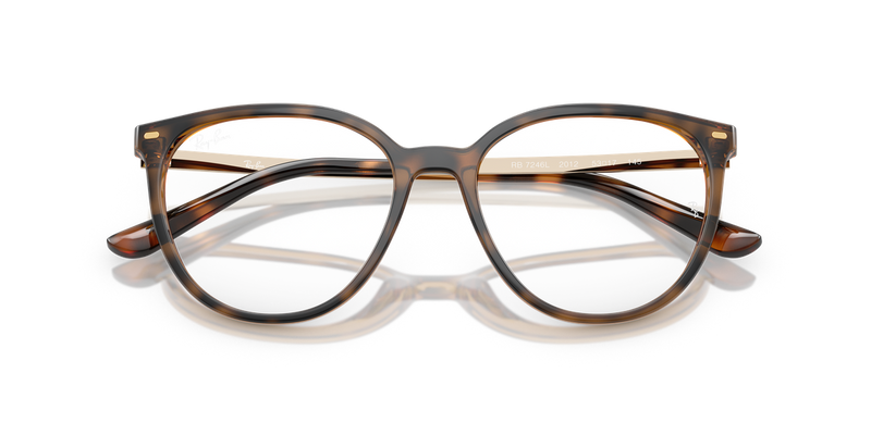 Ray-Ban RX7246L in Dark Havana - Alternate View