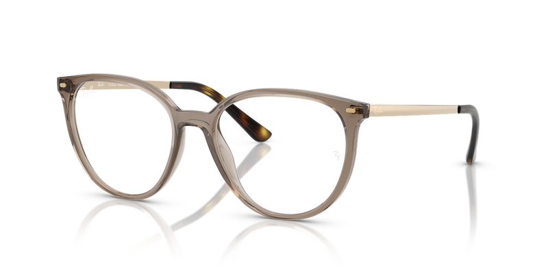 Ray-Ban RX7246L in Translucent Caramel - Alternate View