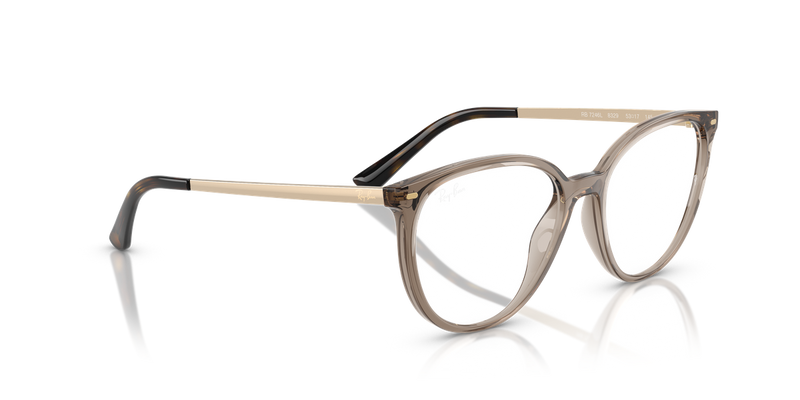 Ray-Ban RX7246L in Translucent Caramel - Alternate View