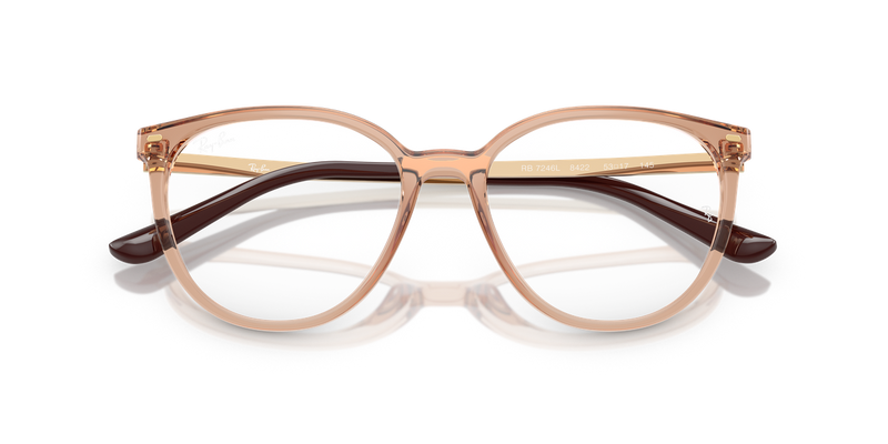 Ray-Ban RX7246L in Caramel - Side View