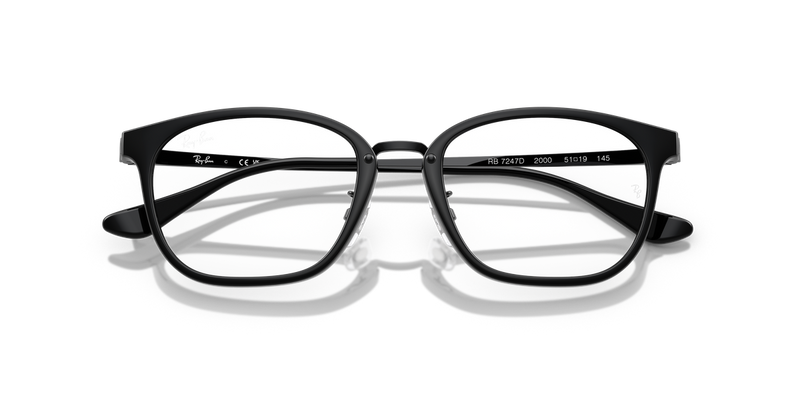 Ray-Ban RX7247D in Black - Side View