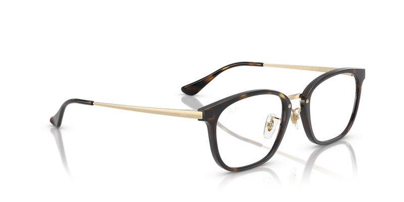 Ray-Ban RX7247D in Havana On Pale Gold - Alternate View