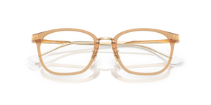 Transparent Brown On Pale Gold / Clear (8473)