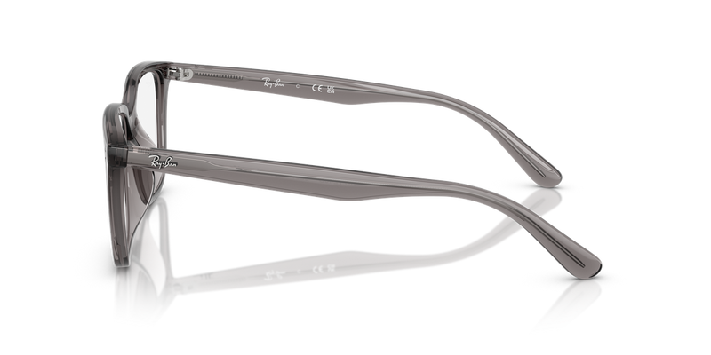 Ray-Ban RX7248D in Transparent Opal Grey - Alternate View