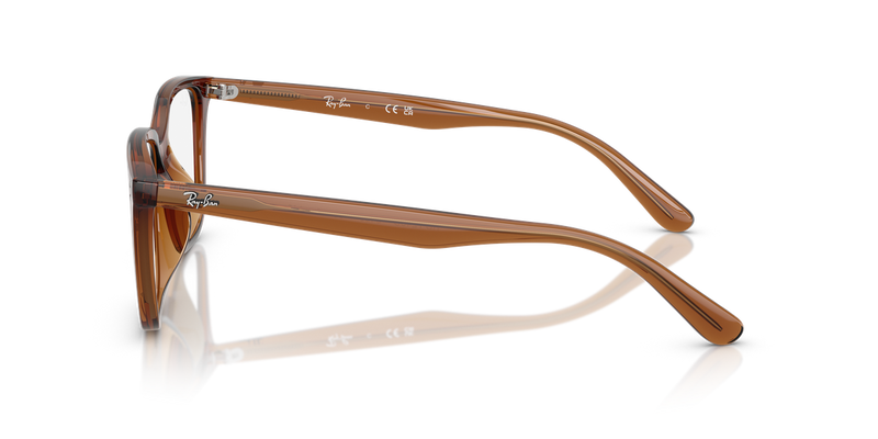 Ray-Ban RX7248D in Transparent Brown - Alternate View