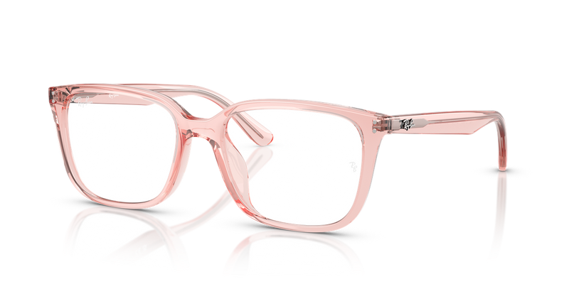 Ray-Ban RX7248D in Transparent Light Pink - Alternate View