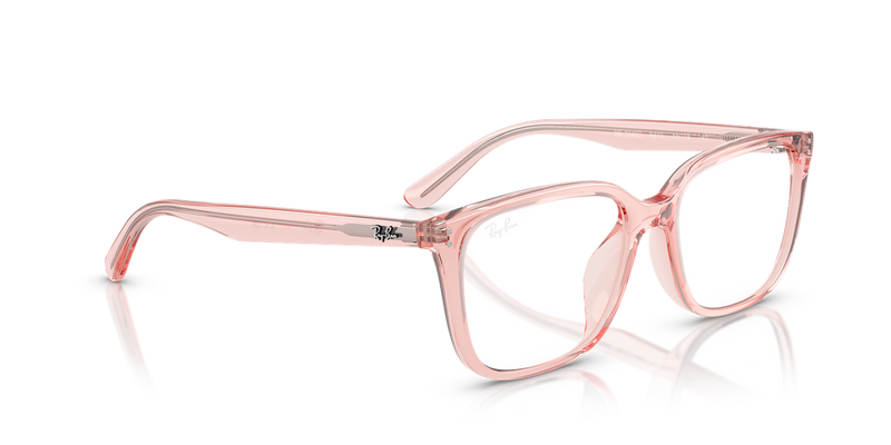 Ray-Ban RX7248D in Transparent Light Pink - Alternate View