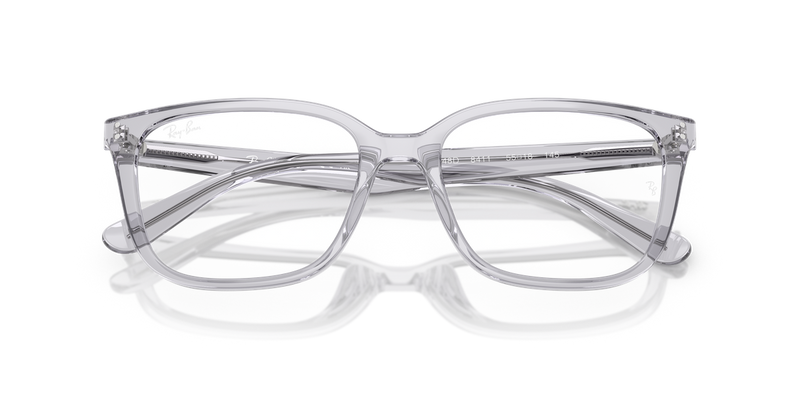 Ray-Ban RX7248D in Transparent Light Grey - Alternate View