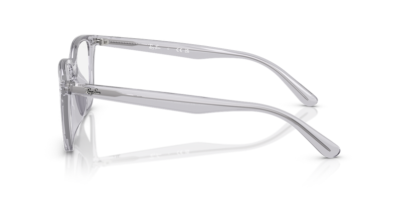 Ray-Ban RX7248D in Transparent Light Grey - Alternate View