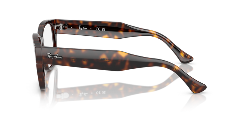 Ray-Ban LAURENE in Havana / Clear (8320) - Alternate View