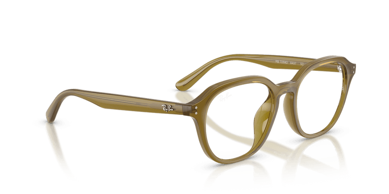 Ray-Ban RX7259D in Transparent Olive Green / Clear (8437) - Alternate View