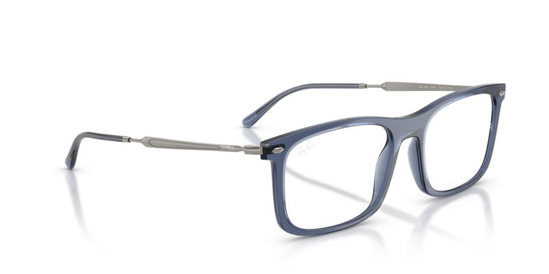 Ray-Ban RX7260 in Transparent Blue - Alternate View