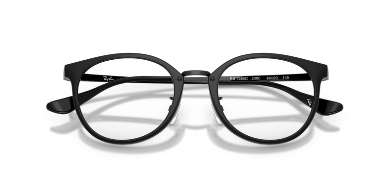 Ray-Ban RX7266D in Black - Side View