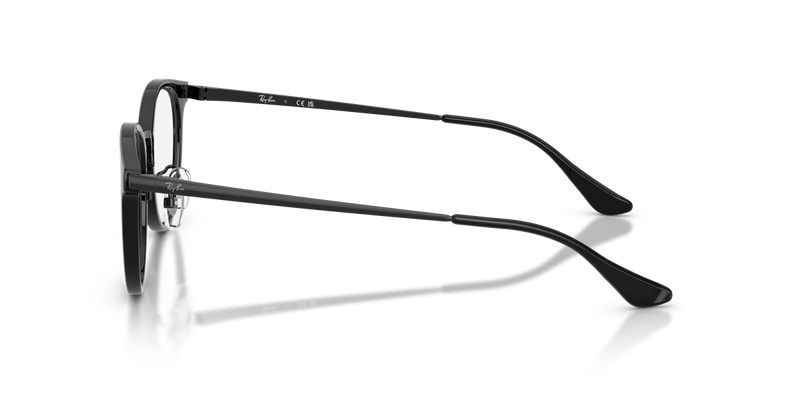 Ray-Ban RX7266D in Black - Back View