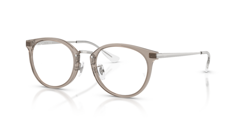 Ray-Ban RX7266D in Transparent Grey - Alternate View