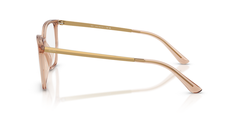 Ray-Ban RX7268L in Translucent Caramel - Alternate View