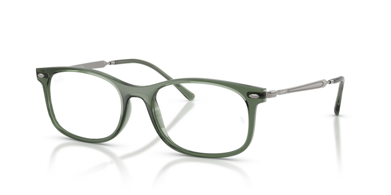 Ray-Ban RX7274 in Transparent Green - Alternate View