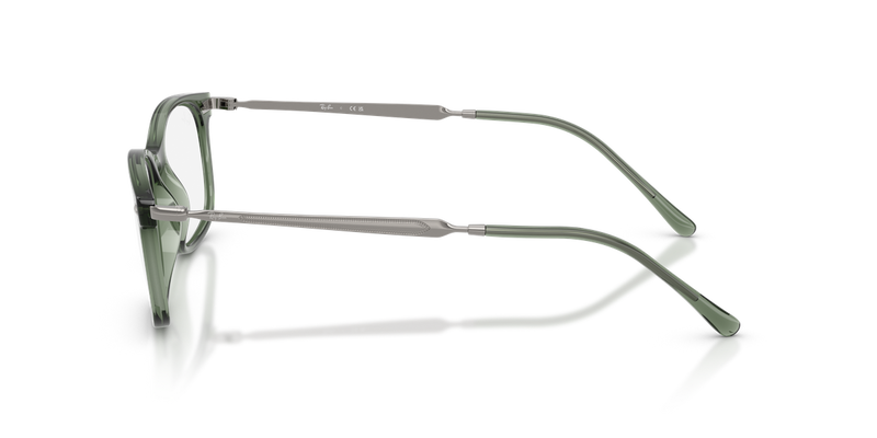 Ray-Ban RX7274 in Transparent Green - Alternate View