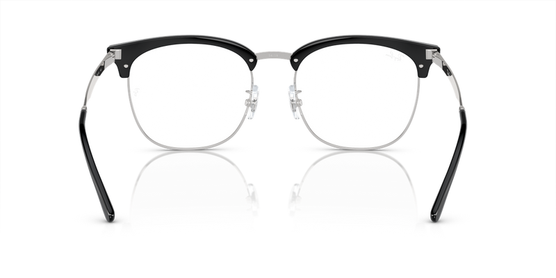 Ray-Ban RX7318D in Black On Silver / Clear (2000) - Temple Detail
