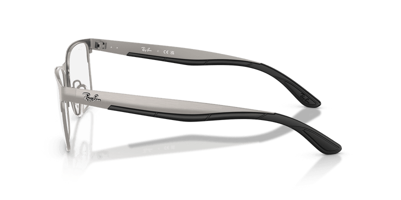 Ray-Ban RX7550 in Gunmetal / Clear (3214) (3214) - Alternate View